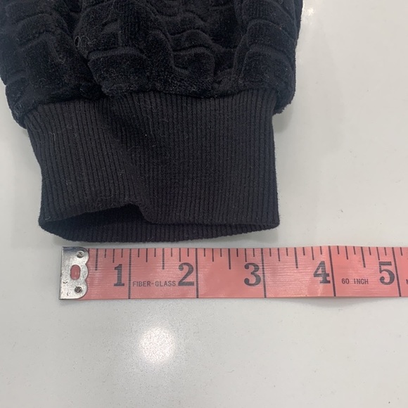 Guess Black Cut Out G Velour Joggers Size XS (567) - Picture 6 of 11